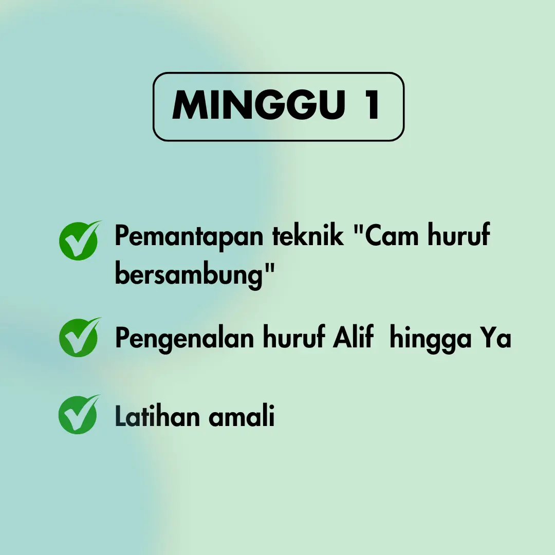 Square Size - Nak Mengaji-minggu 1